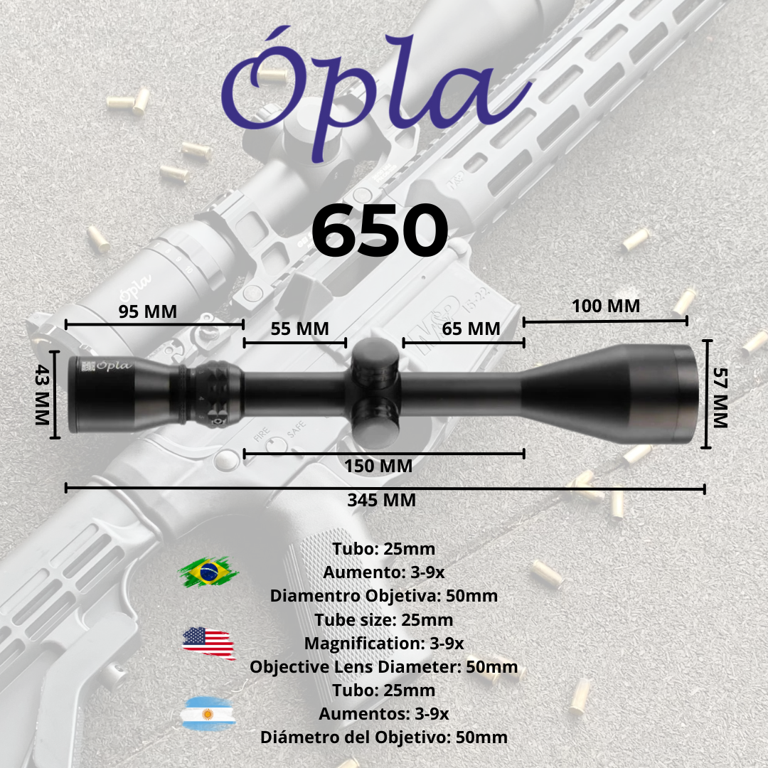 Luneta 650 3-9X50