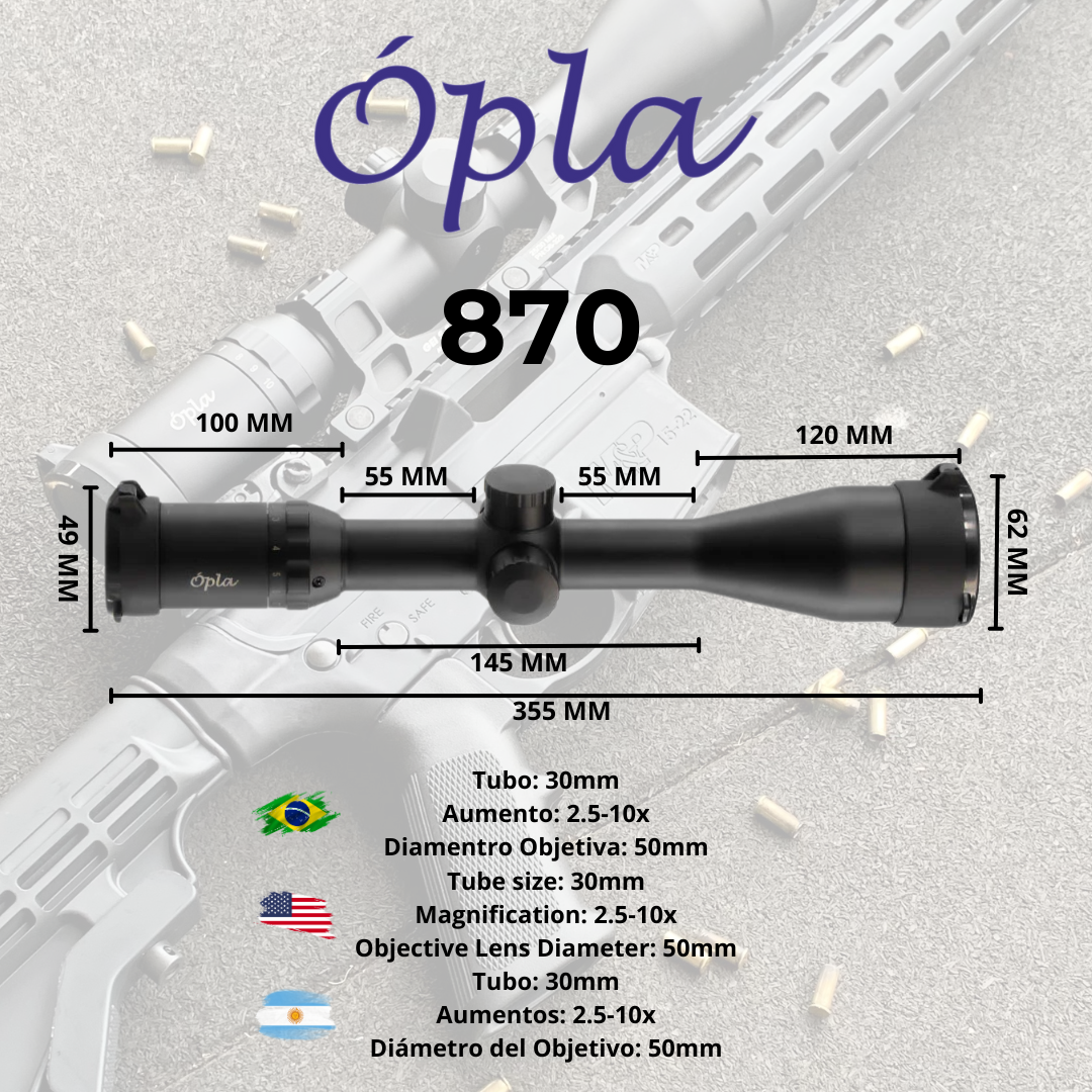 Luneta 870 2.5-10X50