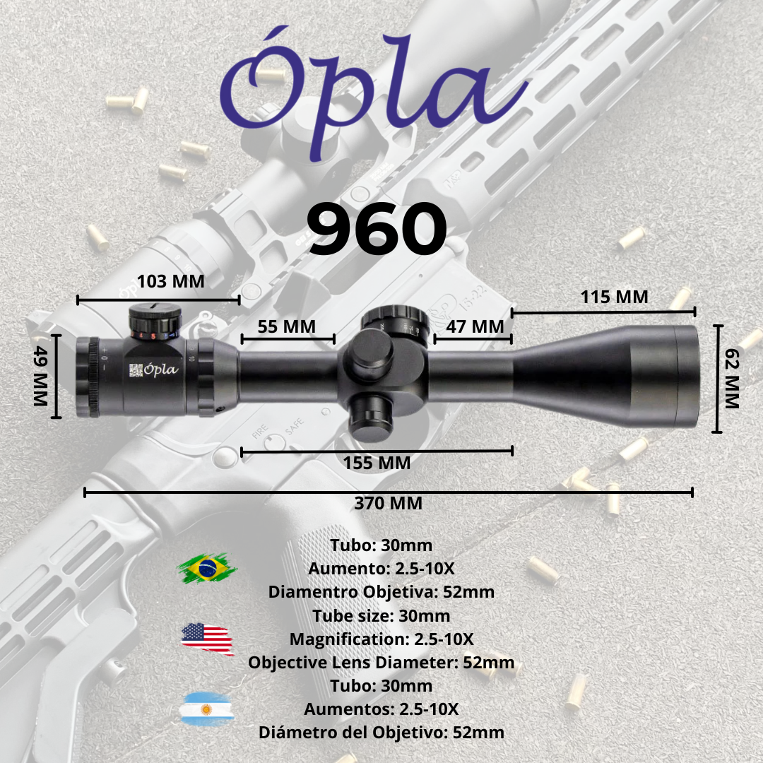 Luneta 960 2.5-10×52 IRSF
